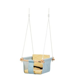 lot 500 image: NEW Little Tikes 980381780 Wood Rockabye Nature Swing
