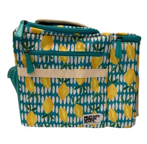 lot 508 image: NEW Fit & Fresh Artist Collection Dual-Compartment Insulated Cooler With Wine Holder