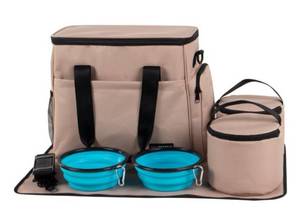 lot 487 image: NEW PetsFit DHCB024010Y1 Week Away Pet Travel Pack for Cat or Small Dog - Khaki