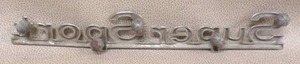 lot 23 image: Vintage GM Super Sport Car Emblem