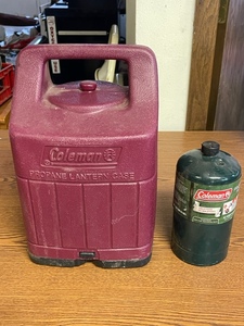 Coleman Lantern, Case, and Propane Bottle