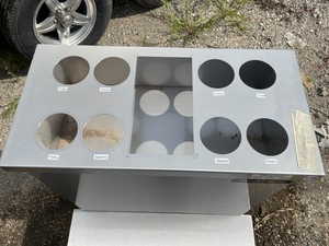 Food Service Tray and Silverware Stand