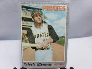 lot 2 image: Roberto Walker Clemente Topps #350 1970