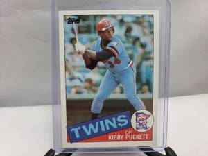 lot 3 image: Kirby Puckett 1985 Rookie Topps 536