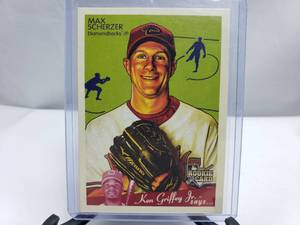 lot 6 image: Max Scherzer Rookie Card No. 6 Goudey Baseball Cards Upper Deck