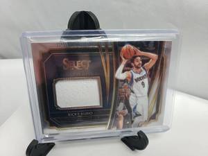 lot 14 image: Ricky Rubio Select Throwback No. TM-RRB 2020 Panini