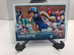 lot 22 image: Byron Buxton Rookie Card Debut Topps US136