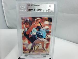 lot 26 image: 1994 Flair Alex Rodriguez #340 Beckett Graded 9 Mint