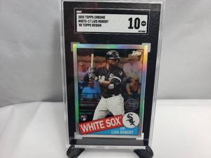 lot 27 image: Luis Robert 2020 Topps Chrome 85TC-17 SGC Graded 10