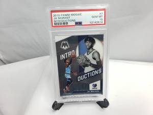 lot 35 image: Ja Morant 2019 Panini Mosaic #7  PSA Graded GEM MT 10