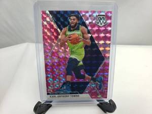 lot 40 image: Karl-Anthony Towns Panini Prizm Mosaic No. 83