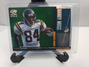 lot 46 image: Randy Moss Pivotal Players Crown Royale Rookie Card