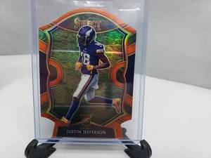 lot 49 image: Justin Jefferson 2020 Select Concourse No. 61 Rookie Card
