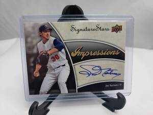 lot 53 image: Joe Nathan Autograph Upper Deck Impressions
