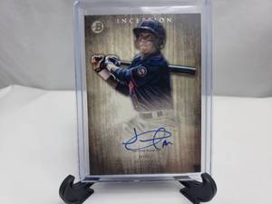 lot 57 image: Jorge Polanco Autograph 201 Bowman Inception PA-JPO