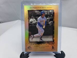 lot 75 image: Carlos Beltran Top Prospects Upper Deck 15 Wilmington Blue Rocks