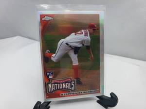 lot 76 image: Stephen Strassburg Rookie Card Topps Chrome No. 212