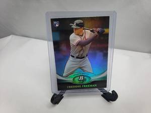 lot 80 image: Freddie Freeman Rookie Card Topps Platinum Ascension #57