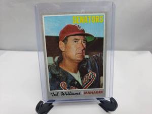 lot 84 image: Ted Williams 1970 Topps No. 211