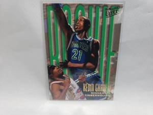 lot 90 image: Kevin Garnett 1995-96 Rookie Card Fleer Ultra No. 274