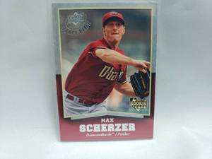 lot 98 image: Max Scherzer Rookie Card Upper Deck Timeline No. 75