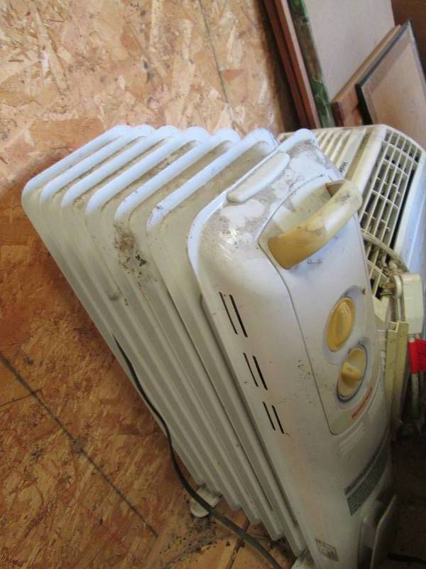 Haier window AC and Honeywell space...