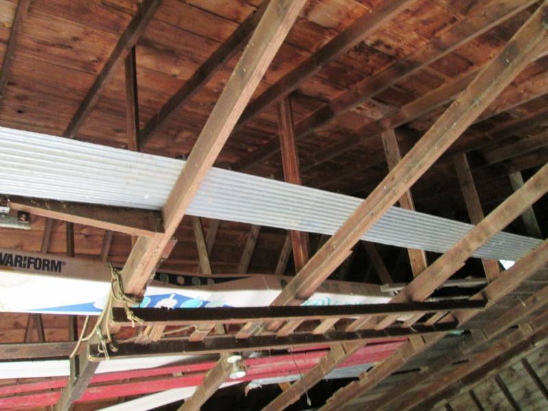 All contents of rafters, BRING A LA...