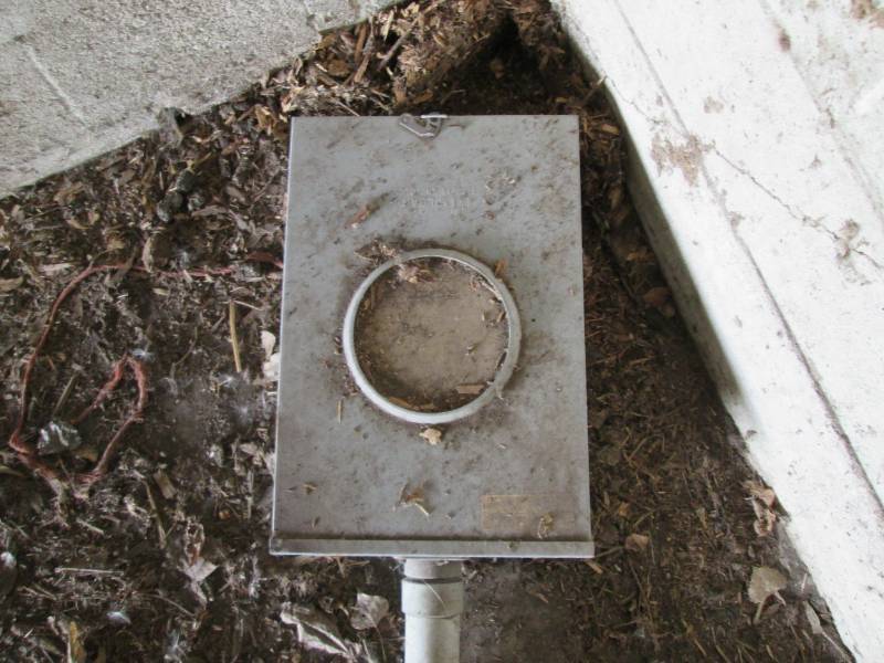 Electric meter box and pole with wi...