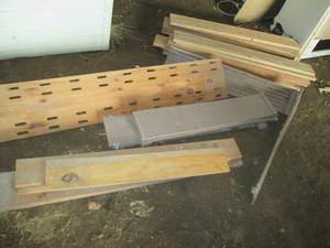 Lot of wood including cedar deck pl...