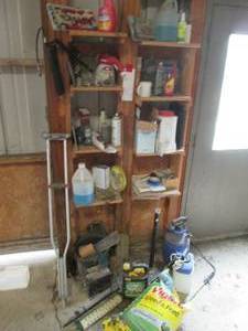 Lot of yard and automotive supplies...