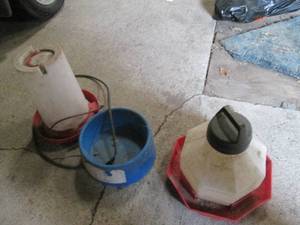 Chicken feeder waterer and heated w...