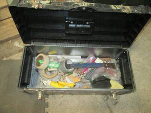 Stack on toolbox with tools...