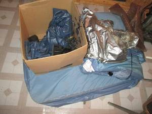 Lot of air mattresses and inflatabl...