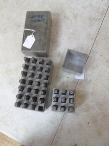 Steel Letter and Number Stamps