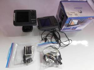 lot 30 image: Elite 5M GPS Chartplotter and Lowrance LMS 332 GPS fish finder