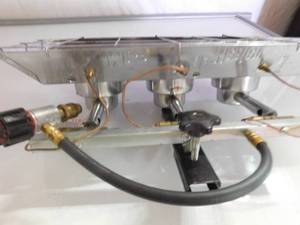 lot 64 image: Mr. Heater with propane hookup and 3 heaters