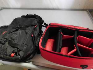 lot 109 image: burton pack with compartment bag that fits inside