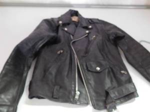lot 135 image: The leather shop leather jacket