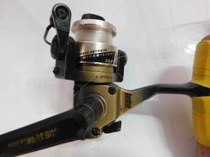lot 141 image: 3 ice fishing rod and reel combos