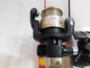 lot 143 image: 3 ice fishing rod and reel combos & 1 rod