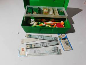 lot 183 image: My buddy tackle box with fishing tackle