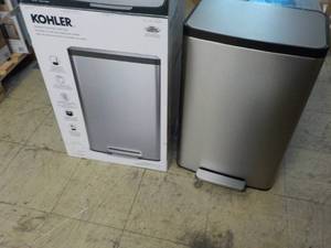 Kohler Stainless Steel Step Trash C...