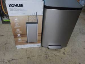Kohler Stainless Steel Step Trash C...
