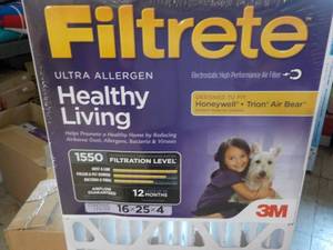 2 - 16 x 25 x 4 3M Filtrate Filter...