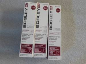 3 Bosley MD Minoxidil Topical Hair ...