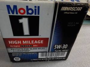 6 Qts Mobil 5W-30 Motor Oil...