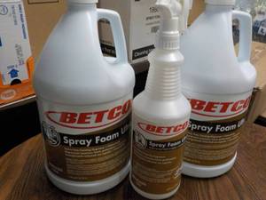2 - 1 gallon Jugs BETCO Spray Foam ...