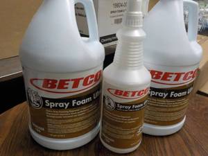 2 - 1 gallon Jugs BETCO Spray Foam ...