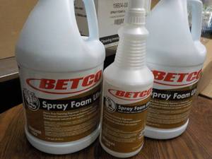 2 - 1 gallon Jugs BETCO Spray Foam ...