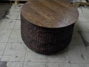 Wicker with Wood Top Coffee Tables...